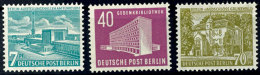 7 Pfg Bis 70 Pfg Berliner Bauten (III), Kompletter Satz Zu Drei Werten, Tadellos Postfrisch, Mi. 130.-, Katalog:... - Other & Unclassified