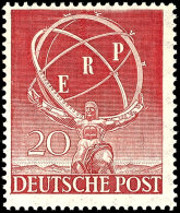 20 Pfg "ERP", Tadellos Postfrisch, Unsigniert, Mi. 100.-, Katalog: 71 **20 Pfg "ERP", In Perfect Condition Mint... - Other & Unclassified