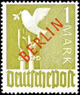 1949, Rotaufdruck Kpl. Postfrisch, 1 M. Kl. Zahnverkürzung, Alle Werte Gepr. Schlegel BPP (1 M. Etwas... - Other & Unclassified