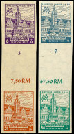 1946, Zwei Tadellos Postfrische Zusammendrucke, Mi. 180,-, Katalog: SZd7/8BY **1946, Two In Perfect Condition... - Other & Unclassified