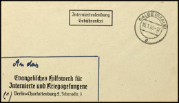 1946, Vordruck-Antwortumschlag Des Evangelischem Hilfswerk Für Internierte Und Kriegesgefangene Als... - Other & Unclassified