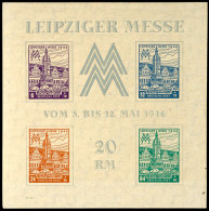 Messe-Block, Wz.X, Tadellos Postfrisch, Mi. 220,-, Katalog: Bl.5Xa **Fair Souvenir Sheet, Watermark X, In... - Otros & Sin Clasificación