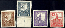 3 Pf. - 12 Pf. Messe, Wz. X, Tadellos Postfrisch, Mi. 400,-, Katalog: 150/55X **3 Pf. - 12 Pf. Fair, Watermark... - Otros & Sin Clasificación