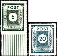 Postmeistertrennung Pirna, Kompletter Satz, Tadellos Postfrisch, Gepr. Ströh BPP, 6 Pfg (im Paar Geprüft)... - Other & Unclassified