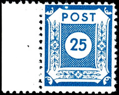 25 Pfg Ziffern, Postmeistertrennung Klotzsche 10 3/4 - 11, Plattenfehler V, Tadellos Postfrisch, Fotobefund Kunz... - Other & Unclassified