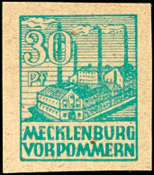 1946, Fabriken 30 Pf. In Ungezähnter Erhaltung, Tadellos Postfrisch, Gepr. Kramp BPP, Mi. 200,-, Katalog:... - Other & Unclassified