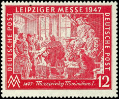 12 Pfg Leipziger Herbstmesse, Plattenfehler XIII, Tadellos Postfrisch, Mi. 100.-, Katalog: 965XIII **12 Pfg... - Other & Unclassified