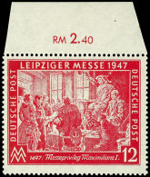 12 Pfg Leipziger Herbstmesse, Plattenfehler V, Tadellos Postfrisch, Mi. 75.-, Katalog: 965V **12 Pfg Leipzig... - Other & Unclassified