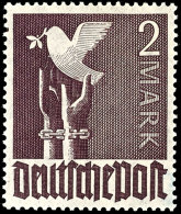 2 Mark Taube, Druck Auf Vorder- Und Rückseite, Postfrisch, Sign., Mi. 200,-, Katalog: 960DG **2 Mark Dove,... - Other & Unclassified