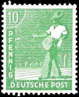 10 Pfg Arbeiter, Plattenfehler III, Postfrisches Prachtstück, Mi. 250.-, Katalog: 946III **10 Pfg Worker,... - Other & Unclassified