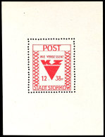 Opfer Des Faschismus - Block Mit Kastenzähnung, Postfrisch, Mi. 320,-, Katalog: Bl.1C **Victim Of The... - Storkow