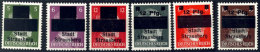 1 Pf. - 12 Pf. A. Hitler Mit Aufdruck, Tadellos Postfrisch, Sign. Sturm, Mi. 200,-, Katalog: 1/6 **1 Pf. - 12... - Other & Unclassified