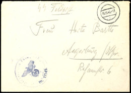 Briefstpl. Feldpost-Nr. 17149 = Orts-Kdtr.(I) 404 Auf Feldpostbrief Nach Angerburg In Ostpreußen Mit... - Other & Unclassified