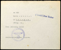 Briefstempel "Der Reichsführer SS Und Chef Der Deutschen Polizei / Einwohner-Erfassung" Mit Absenderangabe... - Other & Unclassified