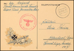 Pferdekommando Salisburg 1942, Dreiteilige Feldpostkorrespondenz Mit Vollem Inhalt Ab Lemsal (Lettland, Heute... - Other & Unclassified