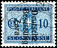 10 C Blau In Seltener Type IV Tadellos Gestempelt, Gepr. Ludin BPP Und Fotoattest Krischke BPP: "Die Erhaltung Ist... - Altri & Non Classificati