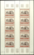 15 Fr. "Internationale Briefmarkenausstellung IBASA", Kleinbogen Zu 10 Werten, Postfrisch, Mi. 2.000.- - Selten!,... - Other & Unclassified