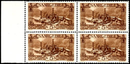 10 Cent Bis 5 Fr. Landschaftsbilder (V), Viererblocksatz, Mi.-Nr. 114 Und 117 Je Ein Wert Mit Plattenfehler I,... - Other & Unclassified