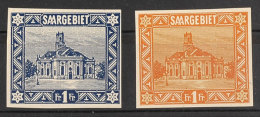 1 Fr. In 2 Versch. Farben, Postfrisch, Gepr. Dr. Schneider, Katalog: 94Pr **1 Fr. In 2 Various Colours, Mint... - Other & Unclassified
