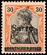 30 Pf. Type III, Auf Orangeweiß, Tadellos Ungebraucht, Gepr. Burger BPP, Katalog: 10yIII *30 Pf. Type... - Otros & Sin Clasificación