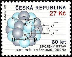 Czech Republic - 2016 - 60 Years Of Institute For Nuclear Research In Dubna - Mint Stamp - Unused Stamps