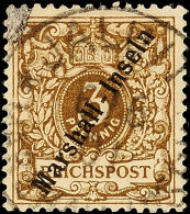 3 Pf. Mit Bruch Der Bandrolle, Tadellos Gestempelt, Mi. 150.-, Katalog: 7aI O3 Pf. With Break The Ribbon Roll,... - Marshall Islands