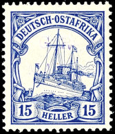 15 Heller Tadellos Postfrisch, Gepr. Hoffmann-Giesecke, Mi. 400.-, Katalog: 4b **15 Lighter In Perfect... - Afrique Orientale