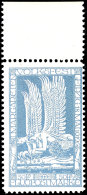 1912, Margareten-Volksfest, 50 Pfg In Der Seltenen Farbe Lebhaftultramarin, Oberrand-Marke, Postfrisch, Mit... - Airmail & Zeppelin