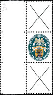 Nothilfe 1928, X + 8 Pfg Wappen + X, Senkrechter Zusammendruck, Tadellos Ungebraucht, Mi. 1.300.-, Katalog: S57... - Other & Unclassified