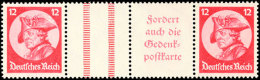 Friedrich Der Große, Postfrisch, Komplette Prachtgarnitur Aller 10 Kombinationen, S 102, S 103 Und W45  *,... - Other & Unclassified