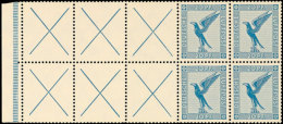 Flugpost 1931, 20 Pf. Heftchenblatt Postfrisch (zwischen Feld 7 Und 8 Etwas Angetrennt), Mi. 500,-, Katalog:... - Otros & Sin Clasificación