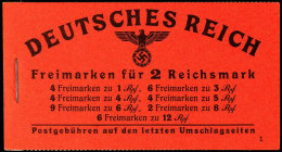 Hitler 1941, 2. Seite Reklame Zeichenstift, Postfrisch, Mi. 160,-, Katalog: MH48.2.1 **Hitler 1941, 2. Page... - Cuadernillos