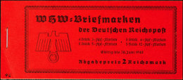 1939 WHW Bauwerke,  Postfrisch, Eckbug, Deckel Mit Nr. Beschriftet, 5 Pf. 1 Marke Kerbe, Mi. 150,-, Katalog: MH46... - Carnets