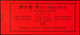 WHW Ostmark 1937, Klammer 15 Mm, Postfrisch, Mi. 150,-, Katalog: MH45.1 **WHW East Mark 1937, Clamp 15 Mm, Mint... - Cuadernillos