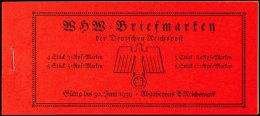 1938, WHW-MH, Tadellos Postfrisch, Ohne Aufschlagspur, Mi. 130.-, Katalog: MH45 **1938, WHW Stamp Booklet, In... - Booklets