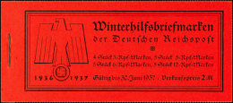 1936, WHW-MH, Tadellos Postfrisch, Ohne Aufschlagspur, Mi. 140.-, Katalog: MH43 **1936, WHW Stamp Booklet, In... - Carnets