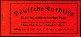 Stände 1934, H-Blätter Nicht Durchgezähnt, Postfrisch, Mi. 500,-, Katalog: MH40.2 **Trades 1934,... - Cuadernillos