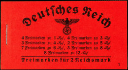 MH Hindenburg 1937/39, Postfrisches Heftchen Mit Geringer Haftstelle Bei Hbl. 89 Und 91 (vom Zwischenblatt),... - Cuadernillos