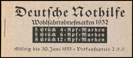 Nothilfe 1932, Postfrisch, Mi. 300,-, Katalog: MH31 **Help In Need 1932, Mint Never Hinged, Michel 300,-,... - Booklets