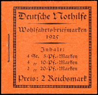 Nothilfe-Markenheft, Tadellos Postfrisch Ohne Öffnungsfaltung, Mi. 1.500.-, Katalog: MH18.1 **Help In Need... - Booklets