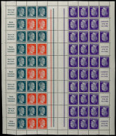 Hitler 1941, Markenhefchenbogen 4+6+8 Pf., HAN 20144.41 1 HÜ Violett, Postfrisch, Mi. 800,-, Katalog: MHB70HAN... - Autres & Non Classés