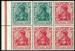 Germania 1913, Heftchenblatt 9IabA, Tadellos Postfrisch, Fotoattest Dr. Oechsner BPP (2013) "in Guter... - Otros & Sin Clasificación