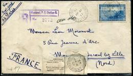 CANADA - N° 198 / LR DE MONTREAL LE 12/1/1939 POUR LA FRANCE, AVEC ETIQUETTE " OUVERT & REPARE D'OFFICE " LE 12/1/1939 - - Recomendados