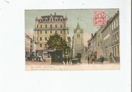 LE LOCLE 6679 PLACE DU MARCHE (EGLISE ET ANIMATION) 1907 - Le Locle