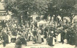 N°164 M -cpa Bernay -marché Place Ste Croix- - Marchés