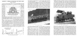 LOCOMOTIVES A ADHERENCE SUPPLEMENTAIRE POUR FORTES RAMPES ( Systéme HANSCOTTE )  1907 - Eisenbahnverkehr