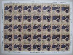 AC - TURKEY STAMP - VALUABLE STONES MEERSCHAUM - OLTU STONE MNH FULL SHEET 29 APRIL 2015 - Unused Stamps