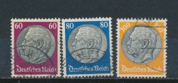 Duitse Rijk/German Empire/Empire Allemand/Deutsche Reich 1933 Mi: 526-528 Yt: 497,497A,498 (Gebr/used/obl/o)(2295) - Used Stamps