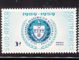 South Africa 1959 Acedemy Of Science And Art MNH - Ongebruikt
