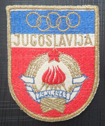 JUGOSLAVIJA OLYMPIC AMBLEM OF FOOTBALL REPRESENTATIONS, FOOTBALL CLUB, CALCIO OLD Stitching  PATCHES - Other & Unclassified